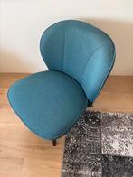 Blauwe fauteuil van WOOOD, Huis en Inrichting, Fauteuils, Ophalen, 75 tot 100 cm, Zo goed als nieuw, Stof
