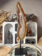 Agaat veer op standaard – 1,7 kg – Luxe kristal decoratie, Ophalen of Verzenden, Mineraal