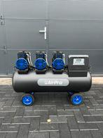 Compressor Olievrij 3x1pk 100L Tank 230V / Nieuw, Ophalen of Verzenden, Nieuw