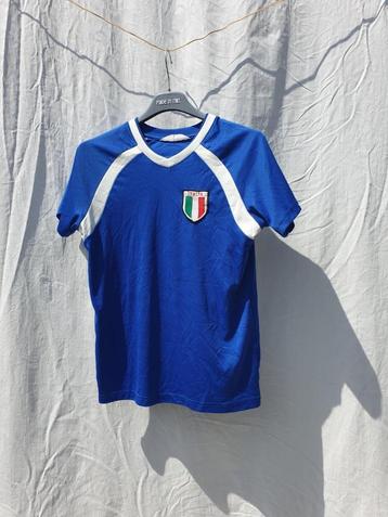 Blauw voetbalshirt italia . Mt 146/152. Rugnummer 10