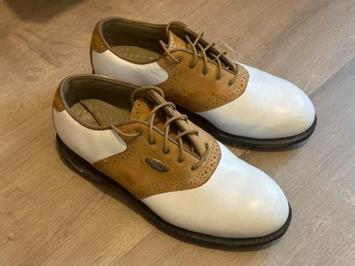 Golf Shoes Nike Zoom Air Kempshall Last Leather White Brown, Sport en Fitness, Golf, Schoenen, Overige merken, Ophalen of Verzenden