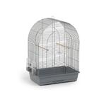 Vogelkooi Big Lucie grijs 54 x 34 x 75cm - Parkietenkooi, Dieren en Toebehoren, Vogels | Hokken en Kooien, Ophalen, Nieuw, Vogelkooi