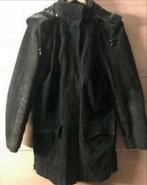 Leren winter street nyc jas maat 42 met voering weinig aange, Ophalen of Verzenden, Gedragen, Maat 42/44 (L), Zwart