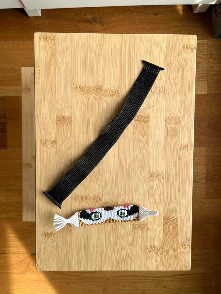 Apple Watch Nike Band 44mm Black, Sieraden, Tassen en Uiterlijk, Activity trackers, Gebruikt, iOS, Zwart, Ophalen