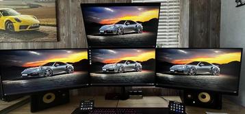 4x 27 inch QHD gaming monitoren beschikbaar voor biedingen