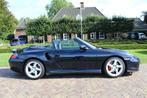 Porsche 996 Turbo Cabr Handgesch, 88dkm Nachtblau 911, 2005, Auto's, Porsche, Parkeersensor, Cabriolet, Leder, Handgeschakeld