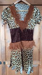 Junglejurk met beenwarmers en hoofdband, Maat 38/40 (M), Carnaval, Ophalen of Verzenden, Onbekend