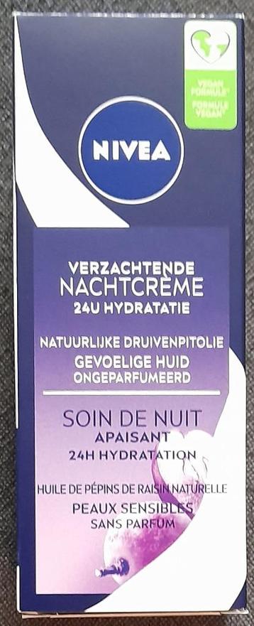 NIVEA Essentials 24H Sensitive Nachtcrème 50 ML beschikbaar voor biedingen