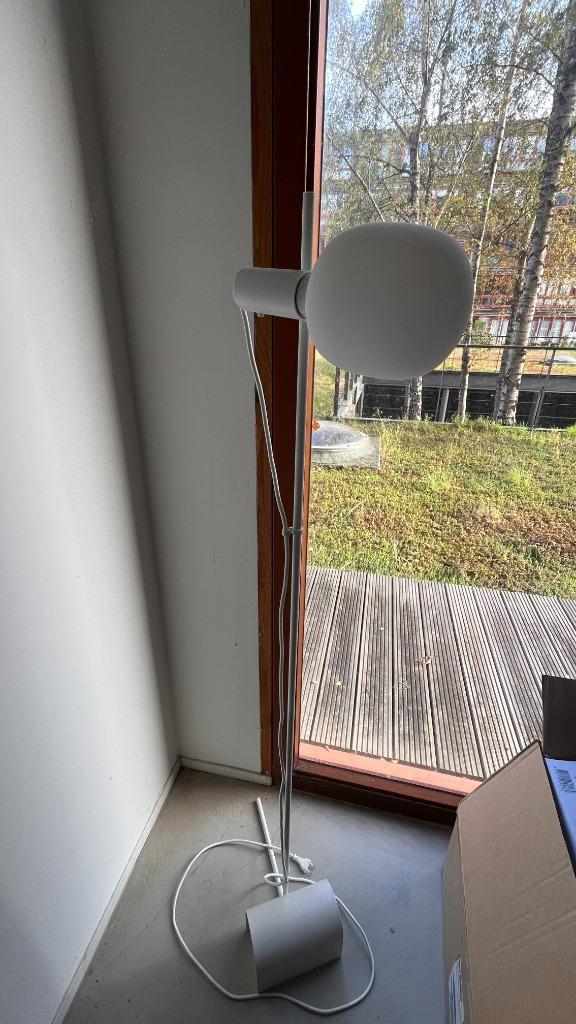 IKEA White Floor Lamp, Huis en Inrichting, Lampen | Vloerlampen, Gebruikt, 150 tot 200 cm, Metaal, Ophalen