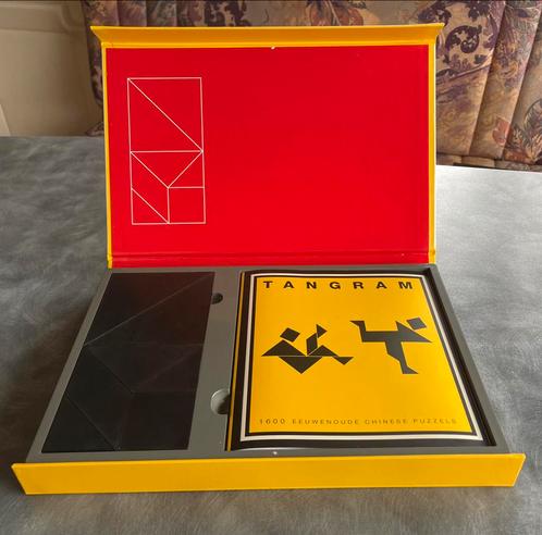 TANGRAM 1600 eeuwenoude Chinese puzzels, Hobby en Vrije tijd, Gezelschapsspellen | Bordspellen, Zo goed als nieuw, Een of twee spelers