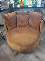 Fauteuil rond velvet stof, Ophalen, Zo goed als nieuw, Stof