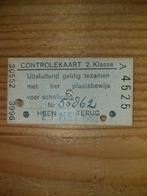 Scholierenkaartje trein 2e klas 21-05-1985
met knipgaten., Verzamelen, Spoorwegen en Tramwegen, Ophalen of Verzenden, Zo goed als nieuw
