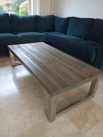 Eikenhouten salontafel, Huis en Inrichting, Tafels | Salontafels, Gebruikt, 100 tot 150 cm, Minder dan 50 cm, Rechthoekig