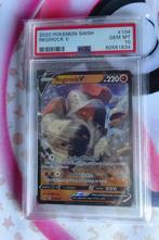 Pokemon Regirock V Full Art Sword & Shield 2020 PSA 10, Ophalen of Verzenden, Nieuw, Losse kaart, Foil