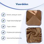 Hilvard Stoelhoes -  Eetkamerstoel hoes - 8 Kleur opties, Overige kleuren, Verzenden, Nieuw, Rechte leuning