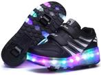 Rollerskate sneakers rolschoenen verlichting lampjes maat 39, Ophalen of Verzenden, Zo goed als nieuw, Sneakers of Gympen