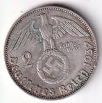 Duitsland, 2 Reichsmark, 1937, Zilver, Duitsland, Ophalen of Verzenden, Losse munt