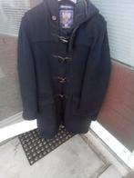 Duffelcoat donkerblauw Gloverall maat M., Kleding | Heren, Ophalen of Verzenden, Zo goed als nieuw, Maat 48/50 (M), Blauw