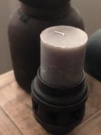 Oud wielas mooi als kandelaar sober sleets imperfect, Antiek en Kunst, Ophalen of Verzenden