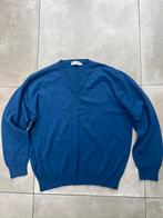 BIJENKORF 100% PUUR WOL LAMSWOL WOLLEN TRUI MAAT XXL, Kleding | Heren, Truien en Vesten, Blauw, Bijenkorf, Overige maten, Ophalen of Verzenden