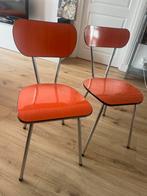 Twee Retro Formica Eetkamerstoelen, Huis en Inrichting, Stoelen, Ophalen, Gebruikt, Twee, Overige kleuren