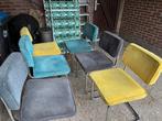 6 eetkamerstoelen, Huis en Inrichting, Stoelen, Metaal, Gebruikt, Overige kleuren, Ophalen of Verzenden