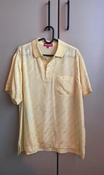 Supreme Jacquard Logo Silk Polo (SS18) VNDS beschikbaar voor biedingen