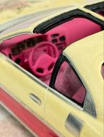 1:24 Toyota MR2 SW20 USA girl power custom white pink 1991, Hobby en Vrije tijd, Auto, Custom, Ophalen of Verzenden, Zo goed als nieuw