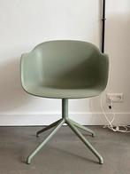 Muuto Fiber Swivel stoel. In Dusty Green. Draaibaar. Dus, Huis en Inrichting, Stoelen, Ophalen, Kunststof, Gebruikt, Overige kleuren