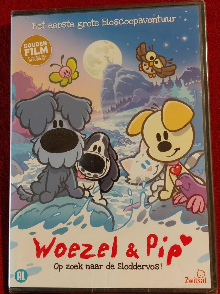Woezel en Pip - Op zoek naar Sloddervos (DVD, Nieuw), Cd's en Dvd's, Dvd's | Kinderen en Jeugd, Nieuw in verpakking, Film, Avontuur