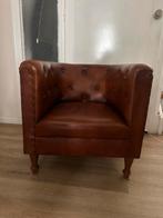 Schaapsleren kinder fauteuil, Huis en Inrichting, Ophalen of Verzenden, Zo goed als nieuw, Minder dan 75 cm, 50 tot 75 cm