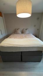 Boxspring 160x200 opbergruimte, Ophalen, Gebruikt, Tweepersoons, 200 cm