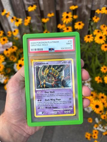 Giratina holo 10 Pokemon Platinum psa 9 beschikbaar voor biedingen