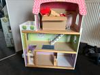 Poppenhuis met toebehoren, Ophalen, Gebruikt