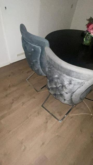 2 x Eric Kuster  Stoelen - Grijs beschikbaar voor biedingen