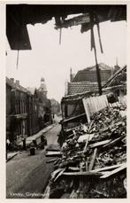 Venray, Grotestraat - schade oorlog - ongelopen, Verzamelen, Ansichtkaarten | Nederland, Ophalen of Verzenden, 1940 tot 1960, Ongelopen
