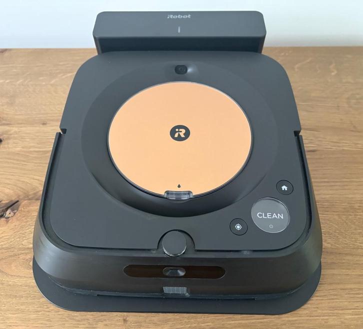 Robot Dweilen zonder Zorgen? iRobot Braava jet m6, Witgoed en Apparatuur, Stofzuigers, Gebruikt, Robotstofzuiger, Ophalen of Verzenden