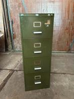 Oude Industriele Lips Archiefkast, Huis en Inrichting, Kasten | Roldeurkasten en Archiefkasten, Ophalen, 25 tot 50 cm
