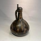 Mooi Baardman kruikje met Tinnen Deksel., Antiek en Kunst, Ophalen of Verzenden