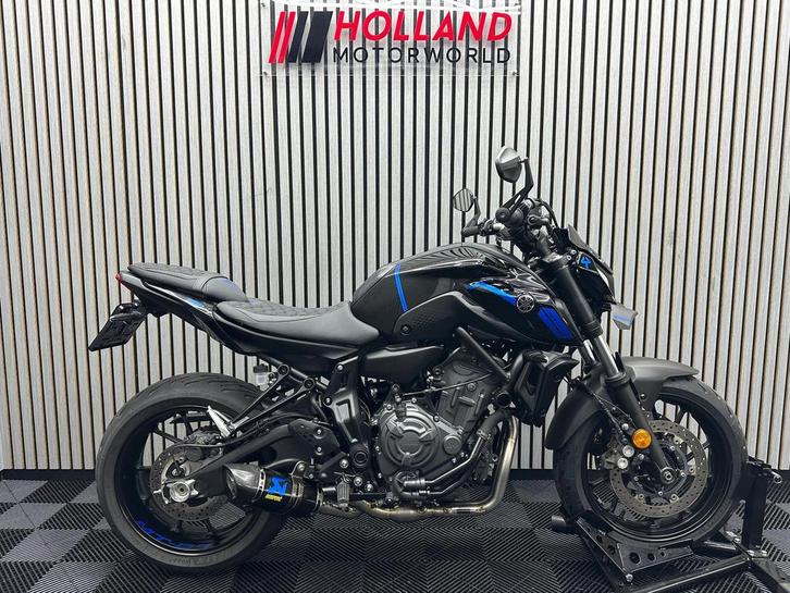 Yamaha MT-07 2024 BTW motor zwart MT07 Akrapovic MT Blauw, Motoren, Motoren | Yamaha, Bedrijf, Naked bike, 12 t/m 35 kW, 2 cilinders