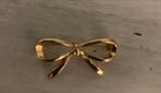 Goudkleurige Strik Broche - Nieuw, Sieraden, Tassen en Uiterlijk, Broches, Ophalen of Verzenden, Nieuw, Overige kleuren