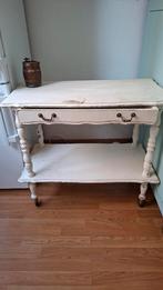 Brocante landelijke serveerwagen sidetable., Huis en Inrichting, Ophalen, Gebruikt, 25 tot 50 cm, Rechthoekig