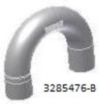 Koelwater/verwarmingsslang Volvo 340 3285476 B14 (retour), Auto-onderdelen, Ophalen of Verzenden, Nieuw, Volvo