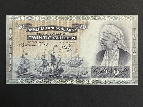 20 Gulden Emma 1941, PR. +, Postzegels en Munten, Bankbiljetten | Nederland, 25 gulden, Ophalen of Verzenden