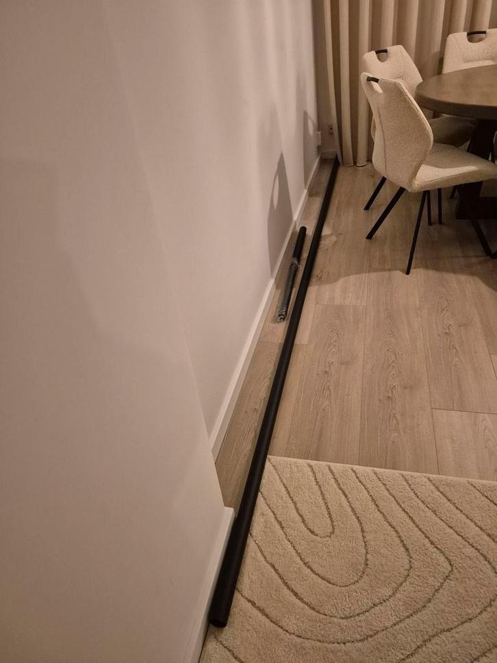 CanDo trapleuning van gecoat zwart metaal. NIEUW!!!, Doe-het-zelf en Verbouw, Plinten en Afwerking, Nieuw, Plinten, Overige materialen