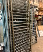 Gegalvaniseerd hek 295x100cm - balkonhekken 53 stuks, Tuin en Terras, Tuinhekken en Hekwerk, IJzer, A, A, Spijlenhekwerk