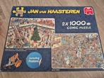 Jan van Haasteren 2x 1000, Hobby en Vrije tijd, Denksport en Puzzels, Ophalen, Gebruikt