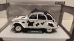 Citroen 2CV 6 Vache koeienprint wit Solido 1:18 KRD, Hobby en Vrije tijd, Modelauto's | 1:18, Ophalen of Verzenden, Zo goed als nieuw