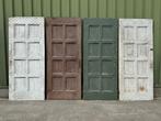 4 antieke deuren met gesmede spijkers 220x93,5cm, Ophalen