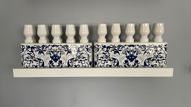 Tulpenvaas 2x Marcel Wanders, Huis en Inrichting, Woonaccessoires | Vazen, Aardewerk of Porselein, Ophalen of Verzenden